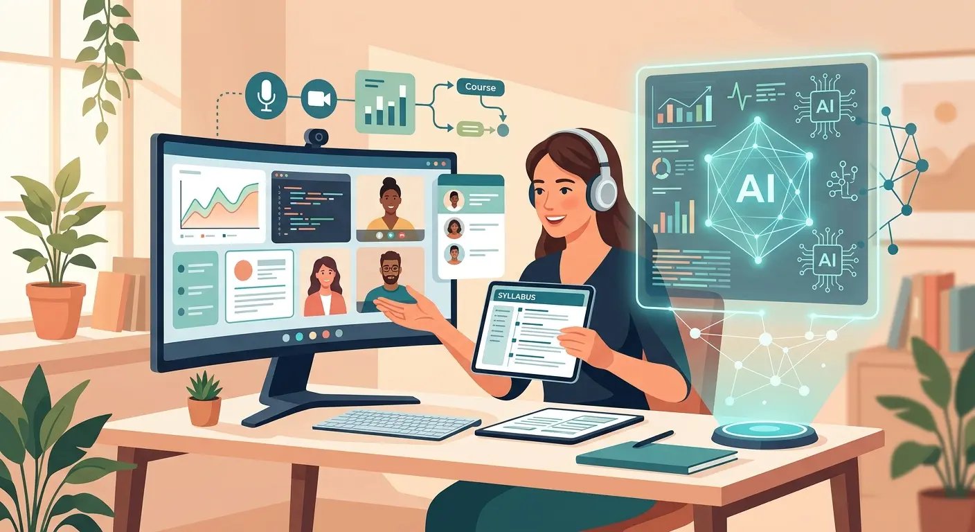 AI online education and course creation