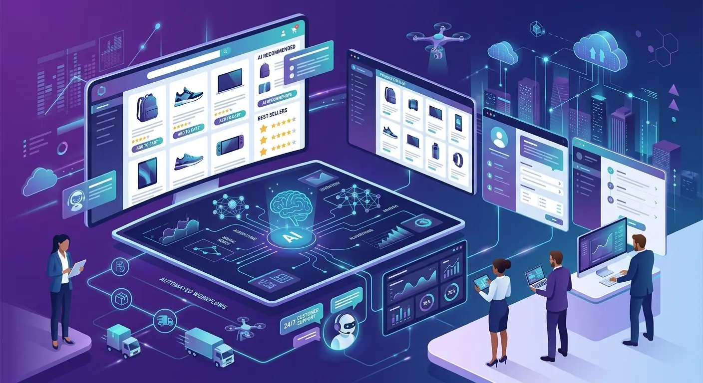 AI powered e-commerce and digital storefronts